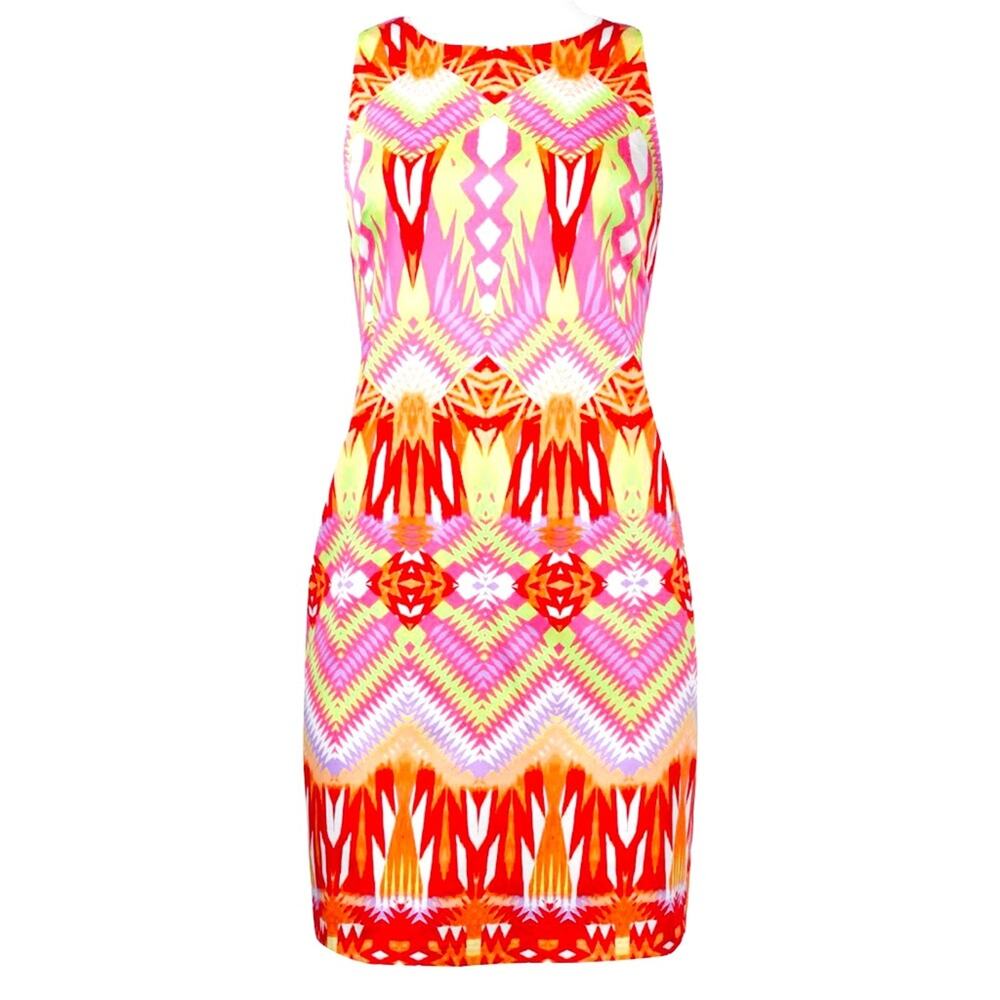 London Times Womens sheath dress Honey Fire NWT size 4